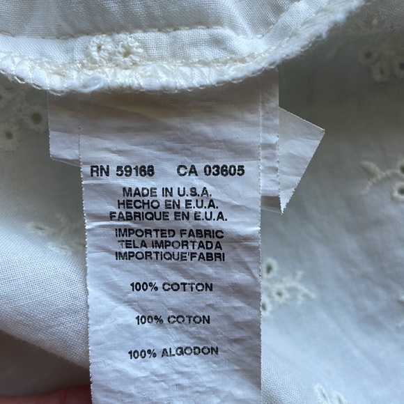 Karen by Karen Kane Ivory Eyelet Dress or Tunic - Picture 9 of 10